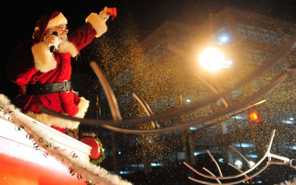 Holiday Christmas Santa Kris Kringle HD Wallpaper | Background Image