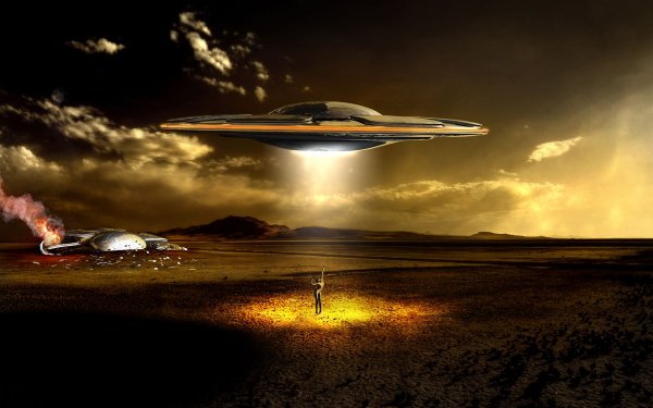 Photography Manipulation CGI UFO Invasion HD Wallpaper | Background Image