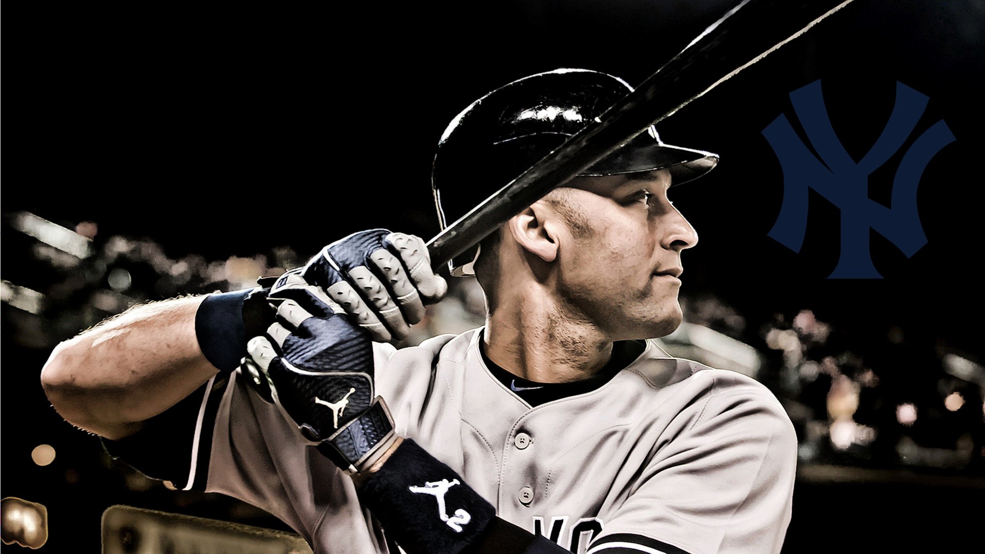 Download Derek Jeter New York Yankees Sports  HD Wallpaper