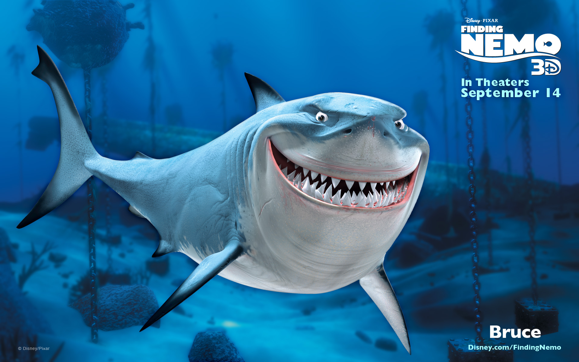Bruce The Shark HD Wallpaper Finding Nemo Movie Magic