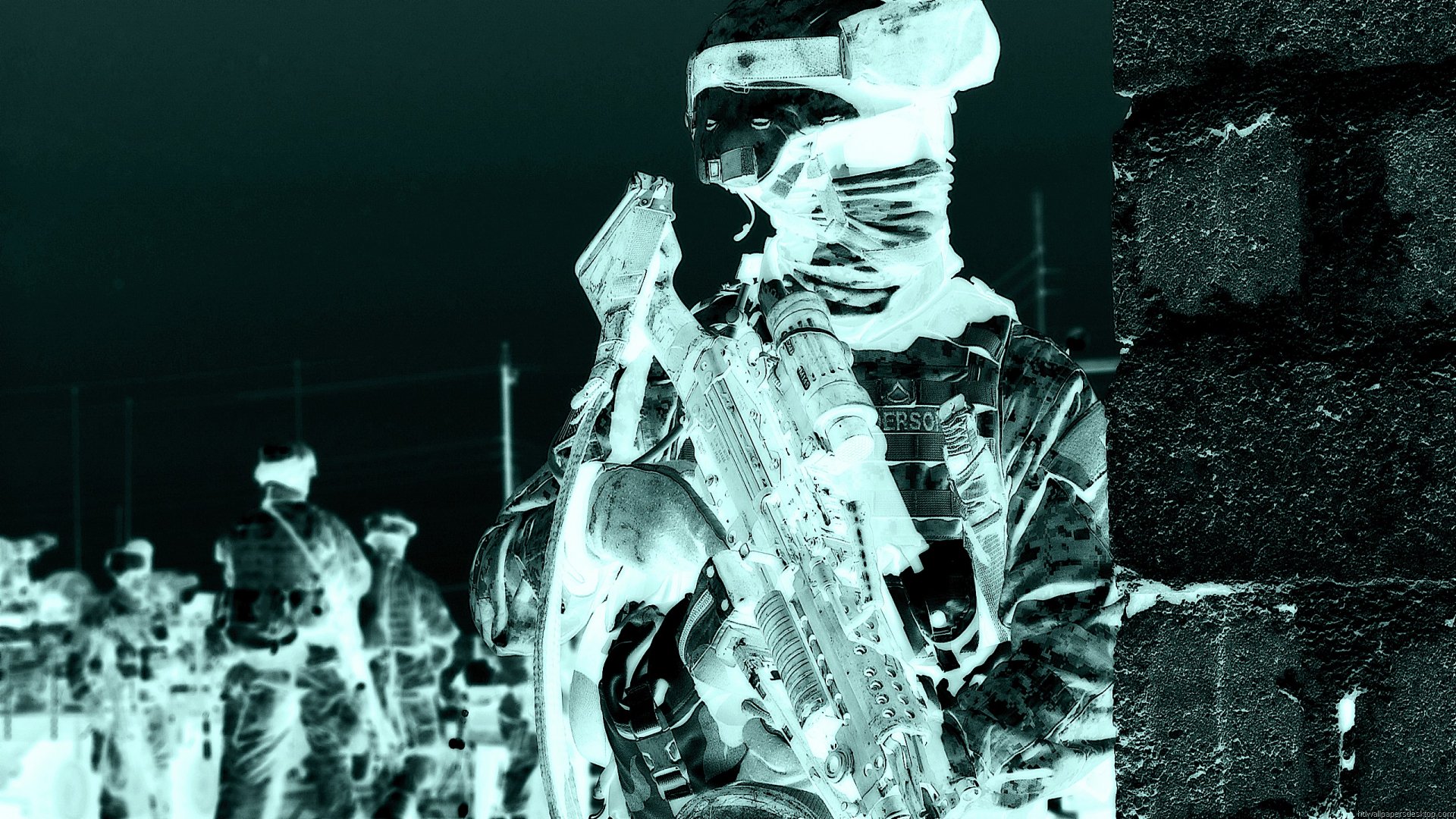 Download Security Army Dark Military Soldier HD Wallpaper