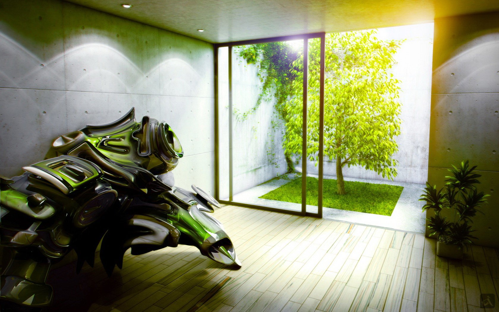 Download Chameleon Artistic Abstract Wallpaper