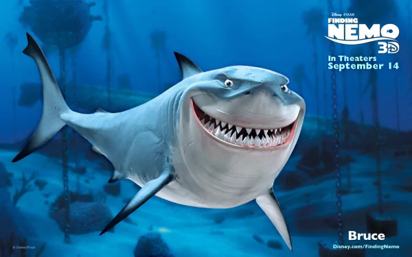 Bruce (Finding Nemo) shark movie Finding Nemo HD Desktop Wallpaper | Background Image