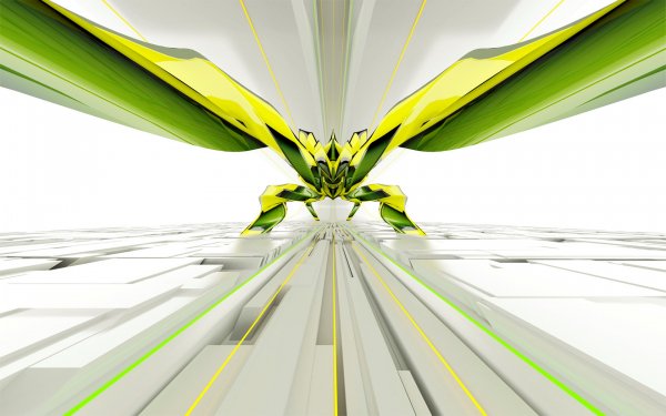 Abstract 3D CGI Bug HD Wallpaper | Background Image