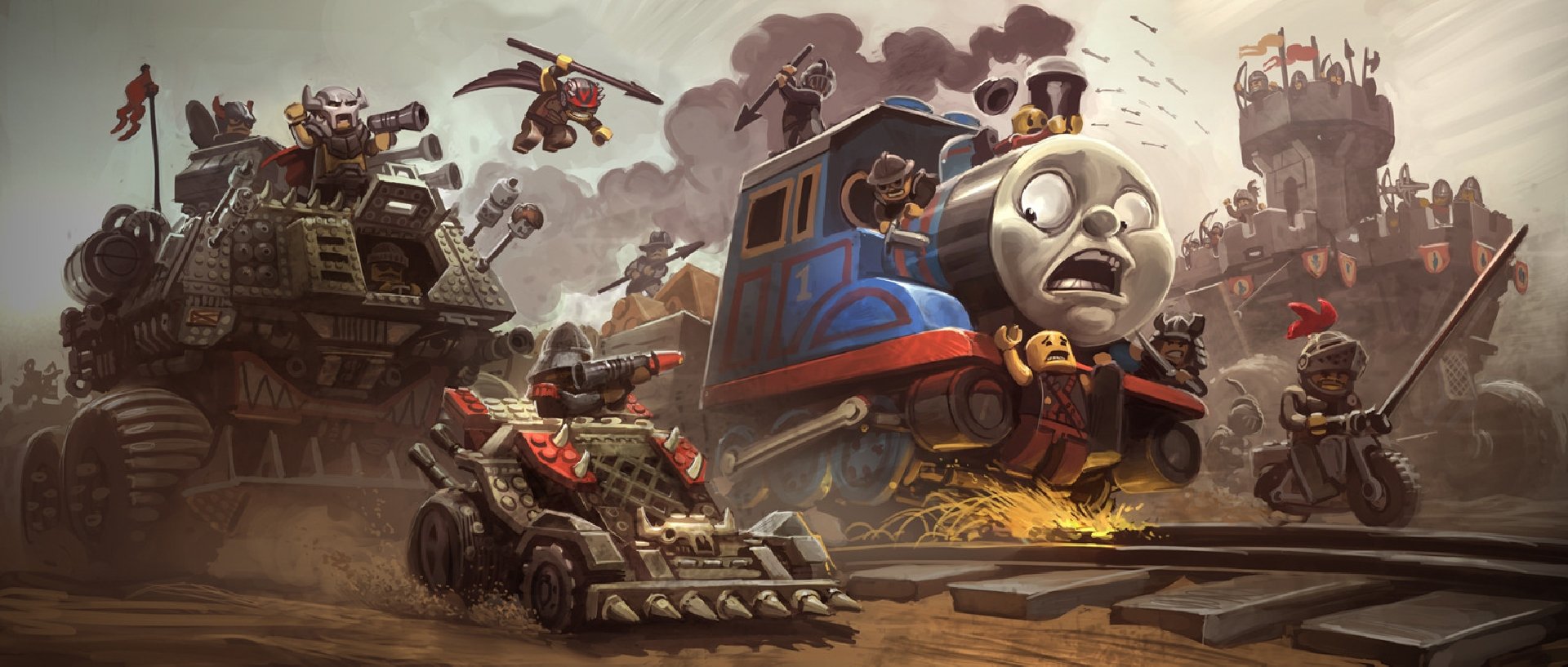 Thomas and friends mural HD wallpapers  Pxfuel