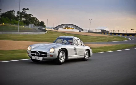 silver car vehicle Mercedes-Benz 300 SL HD Desktop Wallpaper | Background Image