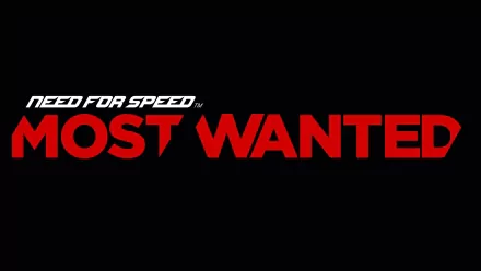 Need for Speed: Most Wanted video game logo — red MOST WANTED with white Need for Speed on black; 2K Quad HD PC desktop wallpaper background.