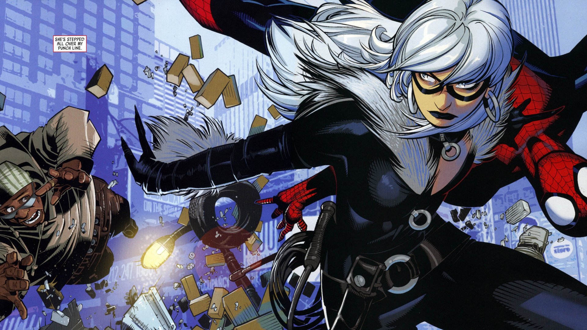 Download Black Cat (Marvel Comics) Comic HD Wallpaper