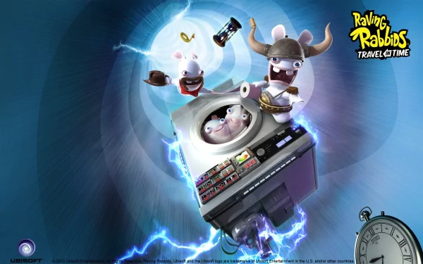 video game raving rabbids: travel in time HD Desktop Wallpaper | Background Image