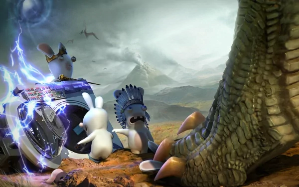 video game raving rabbids: travel in time HD Desktop Wallpaper | Background Image