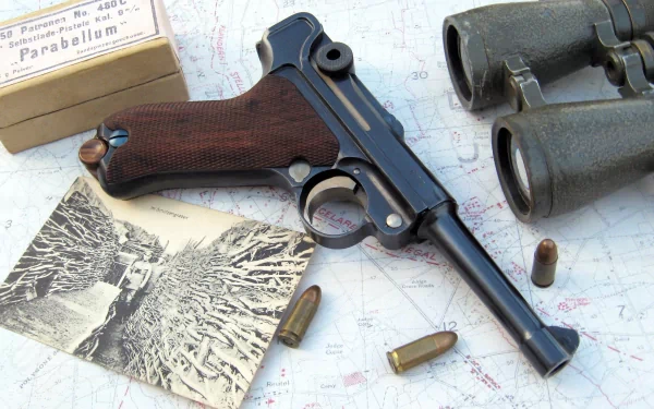 man made luger pistol HD Desktop Wallpaper | Background Image