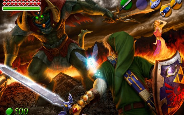 Video Game The Legend Of Zelda: Ocarina Of Time Zelda Link Ganon HD Wallpaper | Background Image