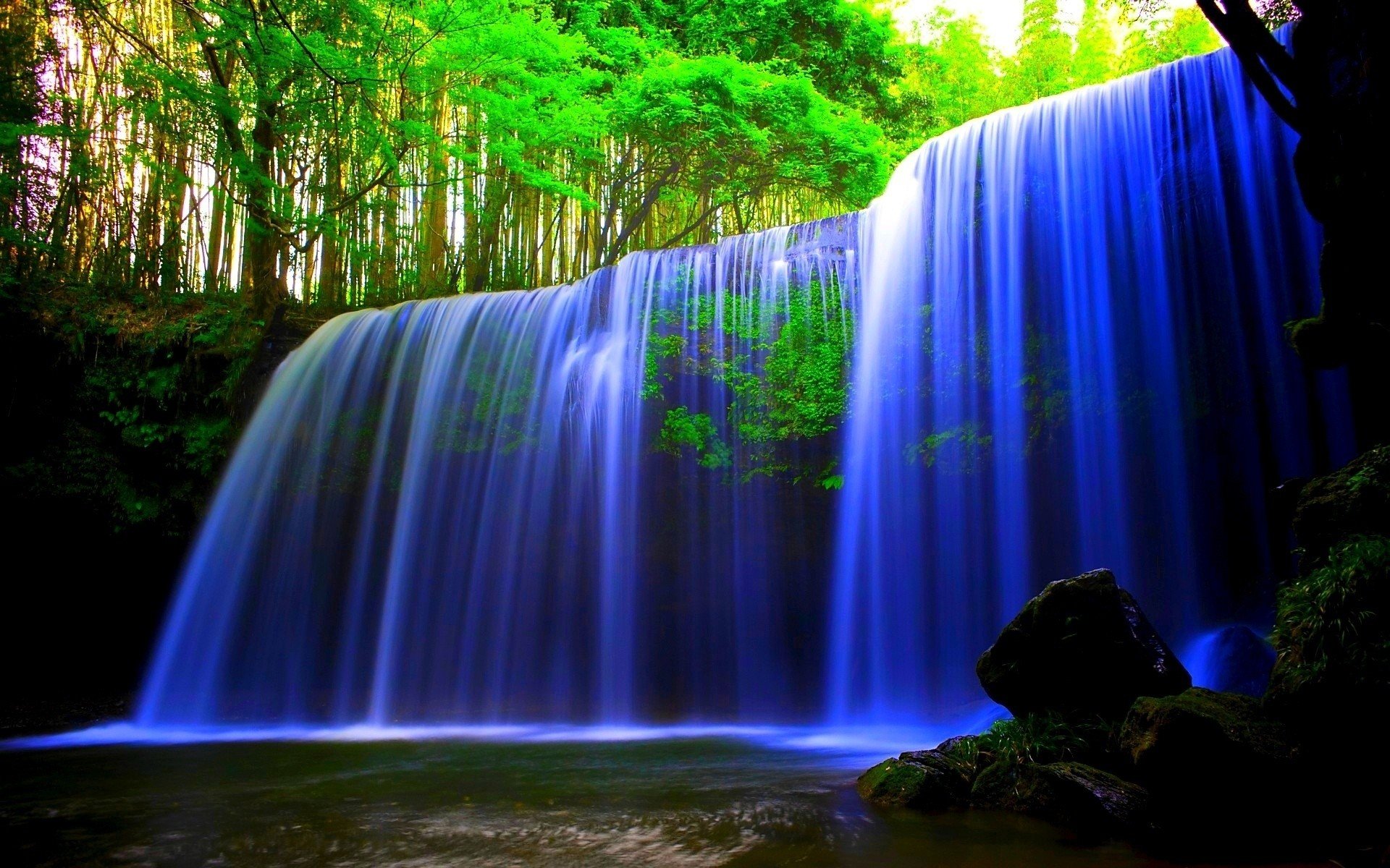 Wasserfall Hintergrund