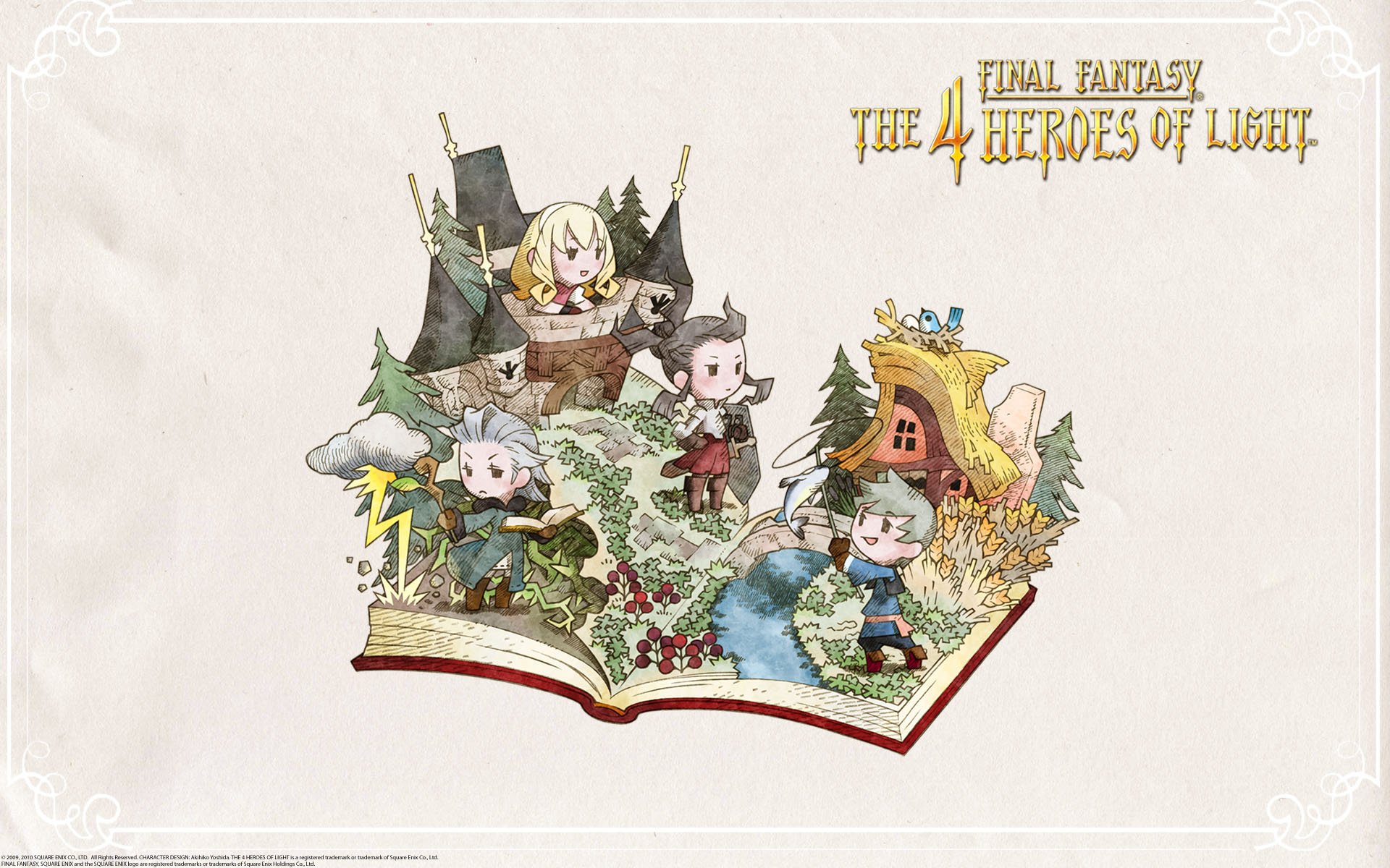 Final Fantasy: The 4 Of Light HD Wallpapers and