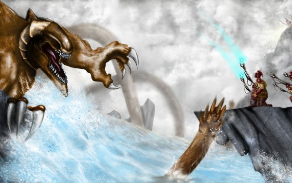 Fantasy Kraken HD Wallpaper | Background Image