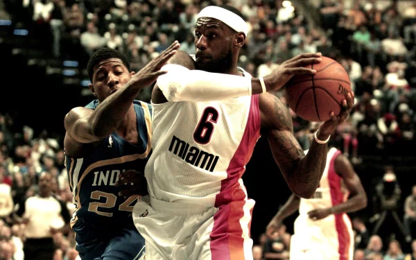 paul george LeBron James Miami Heat Sports HD Desktop Wallpaper | Background Image