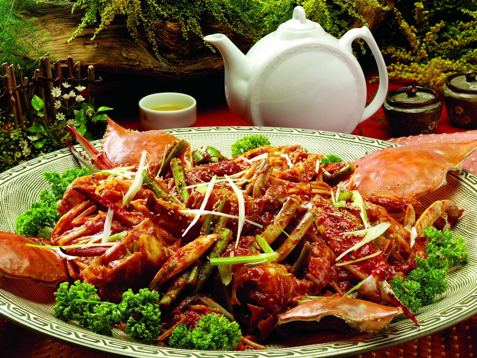 Download Food Seafood HD Wallpaper