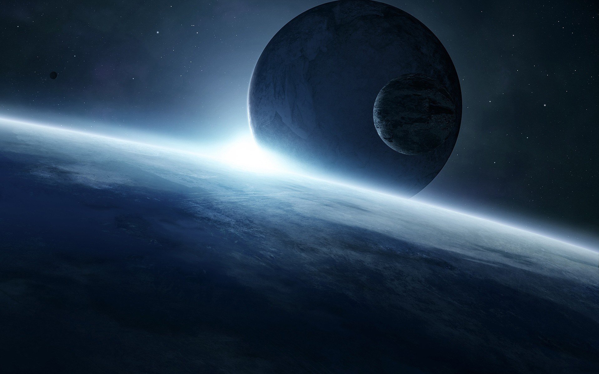 Sci Fi Planet Hd Wallpaper