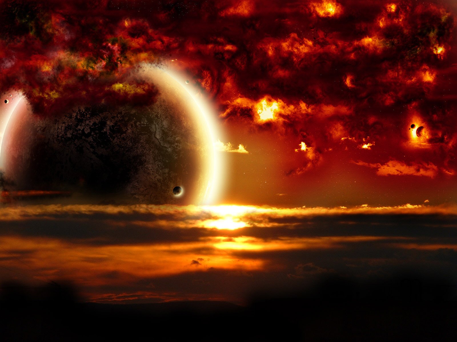Download Sci Fi Planetscape Wallpaper