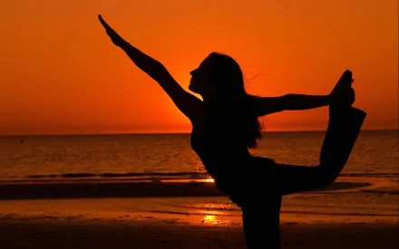 woman yoga HD Desktop Wallpaper | Background Image