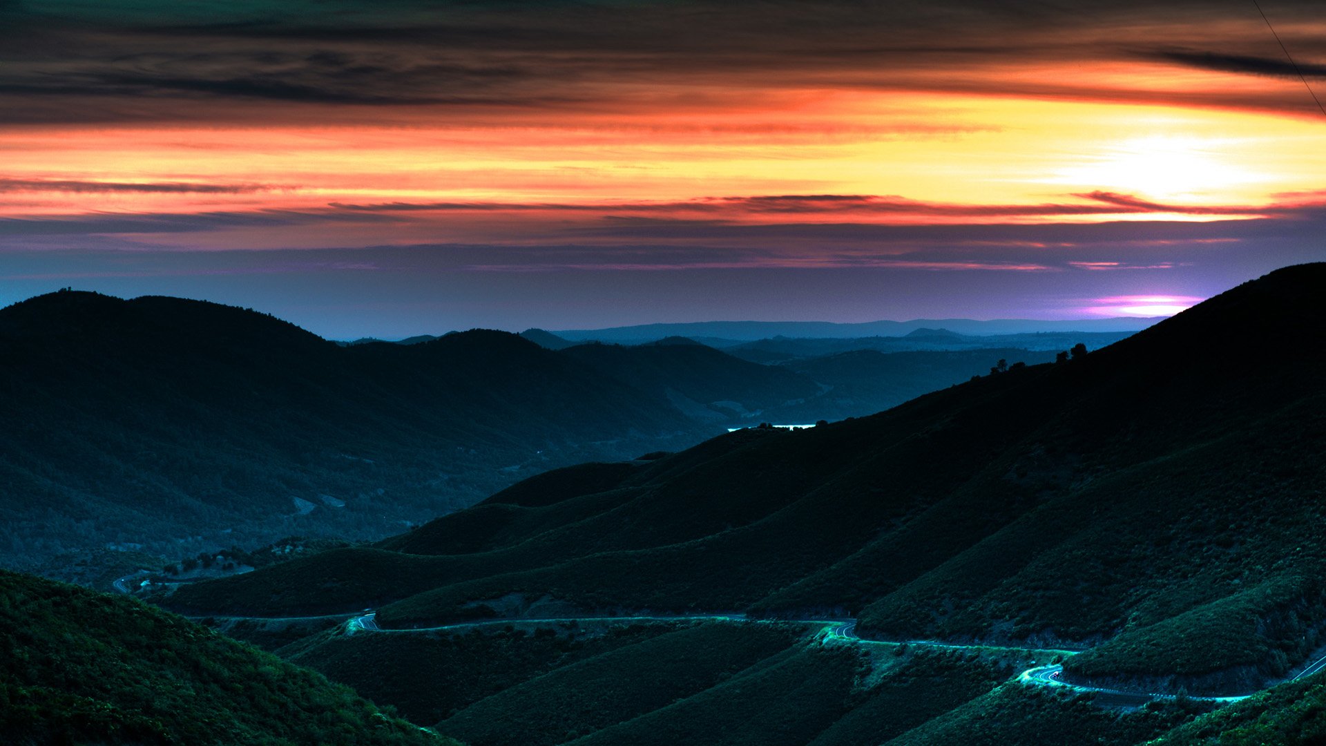 Download Nature Sunset HD Wallpaper | 1920x1080 | Wallpaper Abyss
