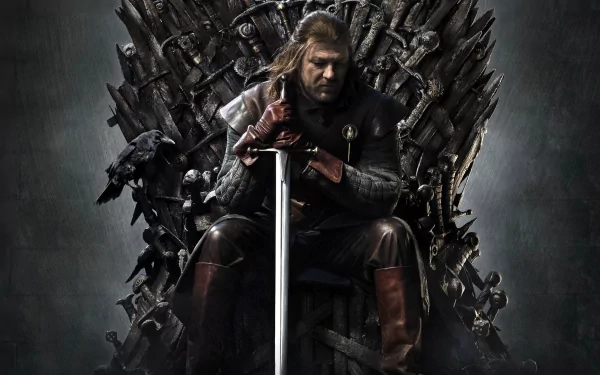 Iron Throne Sean Bean Eddard Stark TV Show Game Of Thrones HD Desktop Wallpaper | Background Image