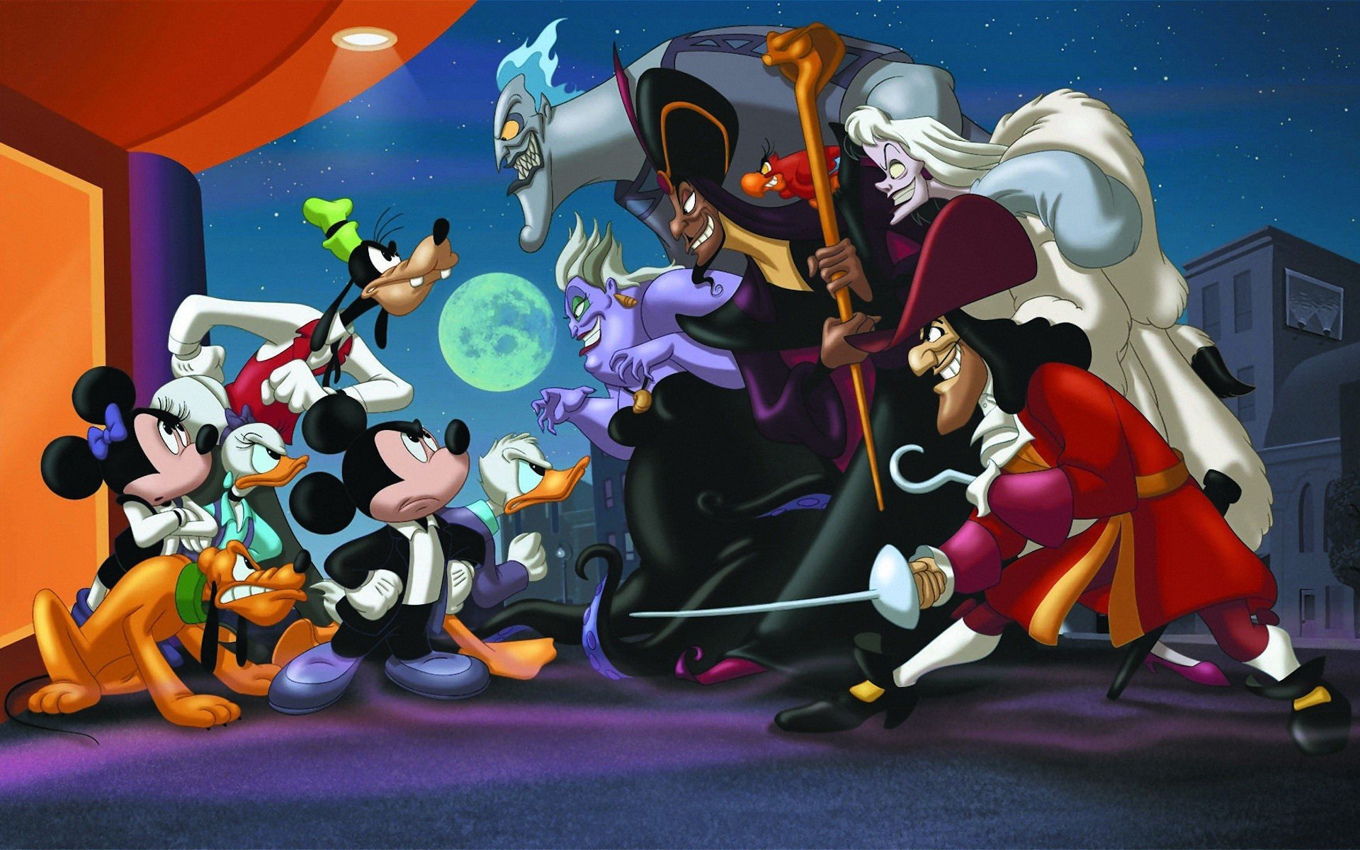 Epic Disney Villains Heroes HD Wallpaper 1920x1200 Wallpaper Abyss