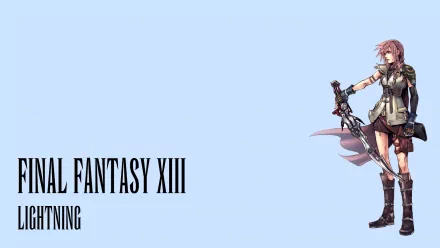 Lightning (Final Fantasy) video game Final Fantasy XIII HD Desktop Wallpaper | Background Image