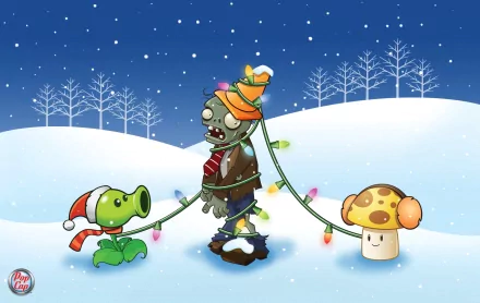 zombie video game Plants Vs. Zombies HD Desktop Wallpaper | Background Image