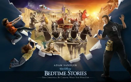 Adam Sandler movie Bedtime Stories HD Desktop Wallpaper | Background Image