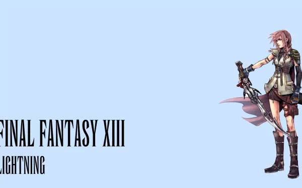 Lightning (Final Fantasy) video game Final Fantasy XIII HD Desktop Wallpaper | Background Image
