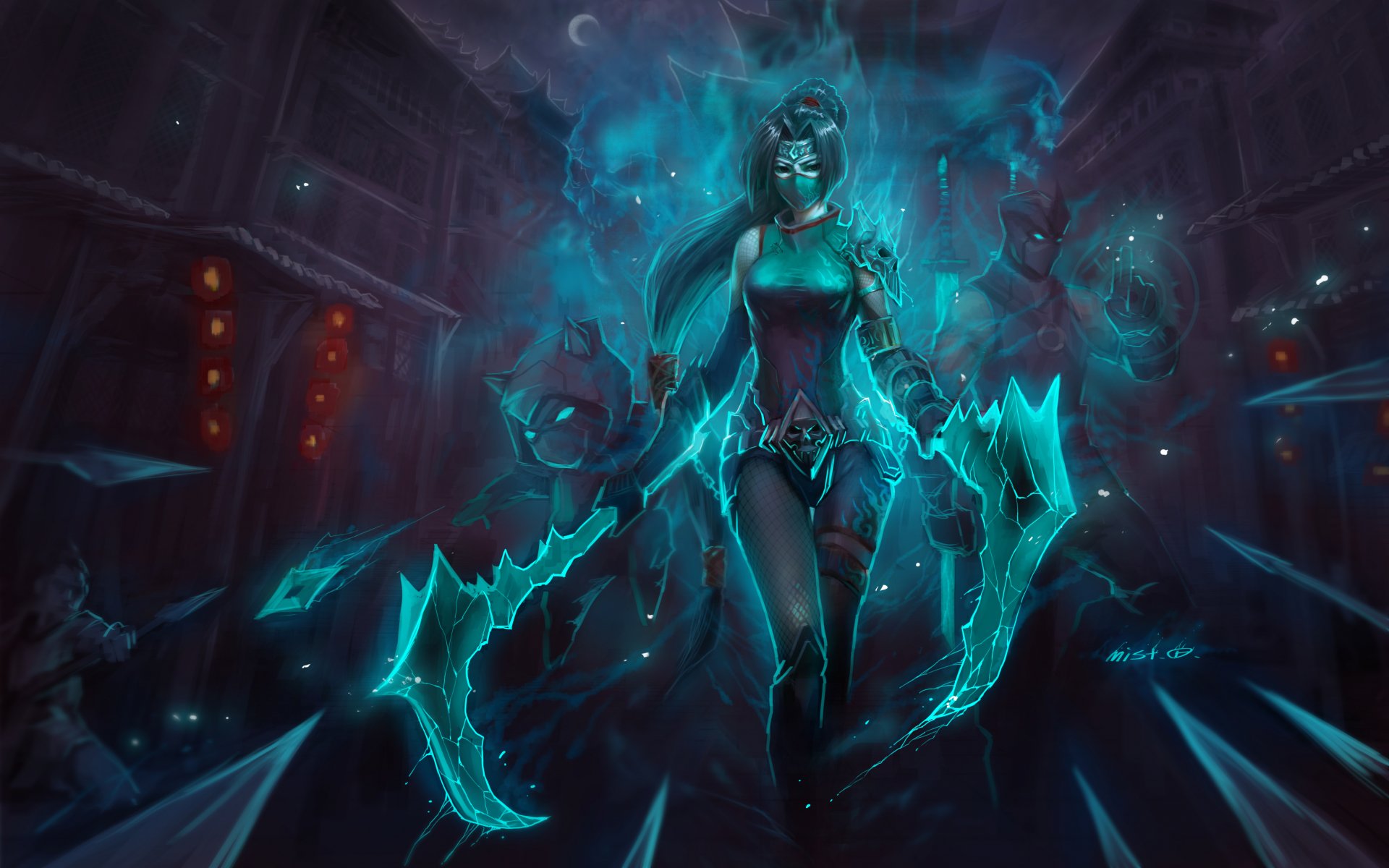 163 Akali League Of Legends Hd Wallpapers Background Images Wallpaper Abyss