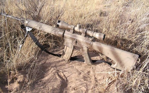 man made assault rifle HD Desktop Wallpaper | Background Image