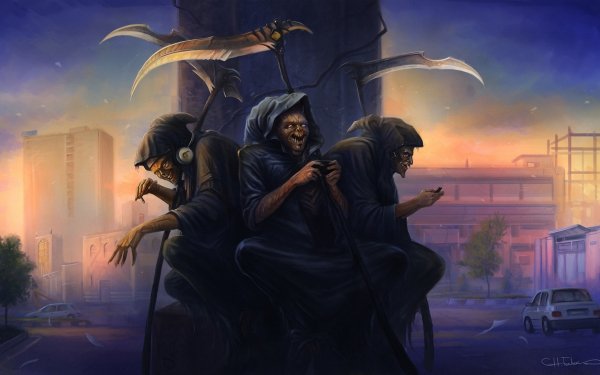 Dark Grim Reaper Demon HD Wallpaper | Background Image
