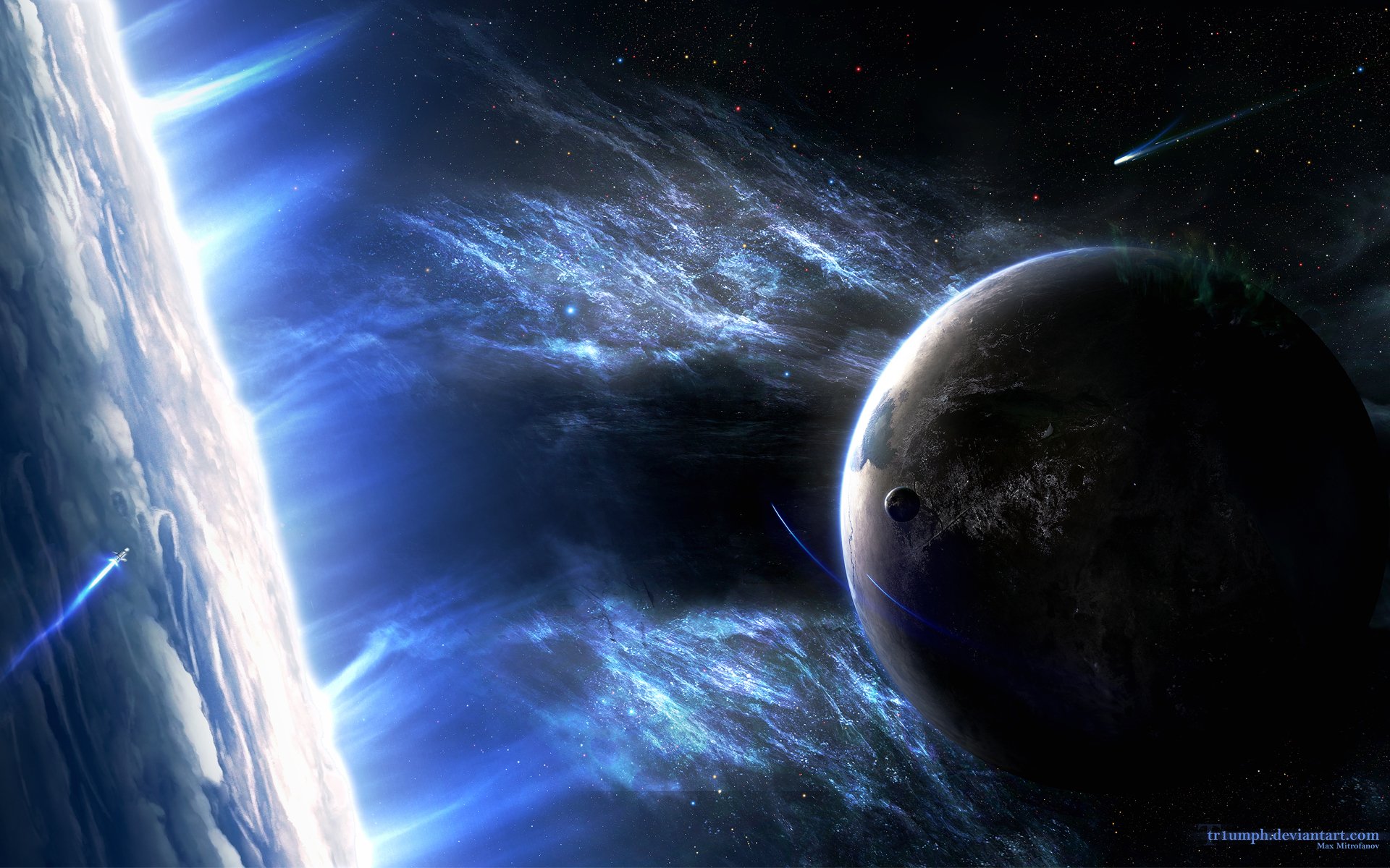 Download Sci Fi Planet HD Wallpaper