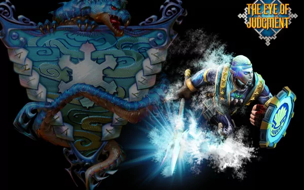 video game the eye of judgement fantasy character art shield HD Desktop Wallpaper | Background Image