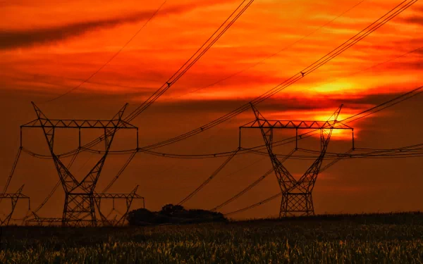 man made power line HD Desktop Wallpaper | Background Image