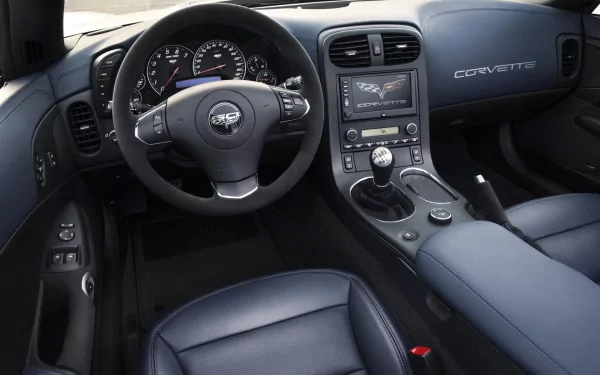 vehicle Chevrolet Corvette 427 car interior Chevrolet Corvette luxury vehicle HD Desktop Wallpaper | Background Image