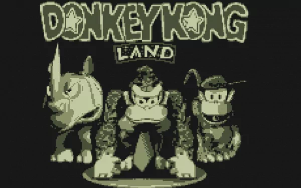 video game donkey kong land Donkey Kong classic gaming Nintendo HD Desktop Wallpaper | Background Image