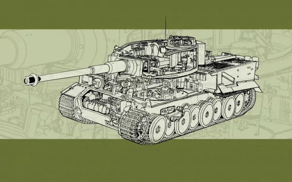  German Tiger 1 Schematic