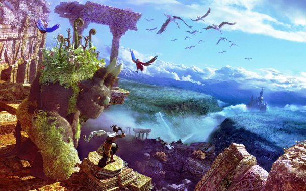 Video Game Majin And The Forsaken Kingdom HD Wallpaper | Background Image