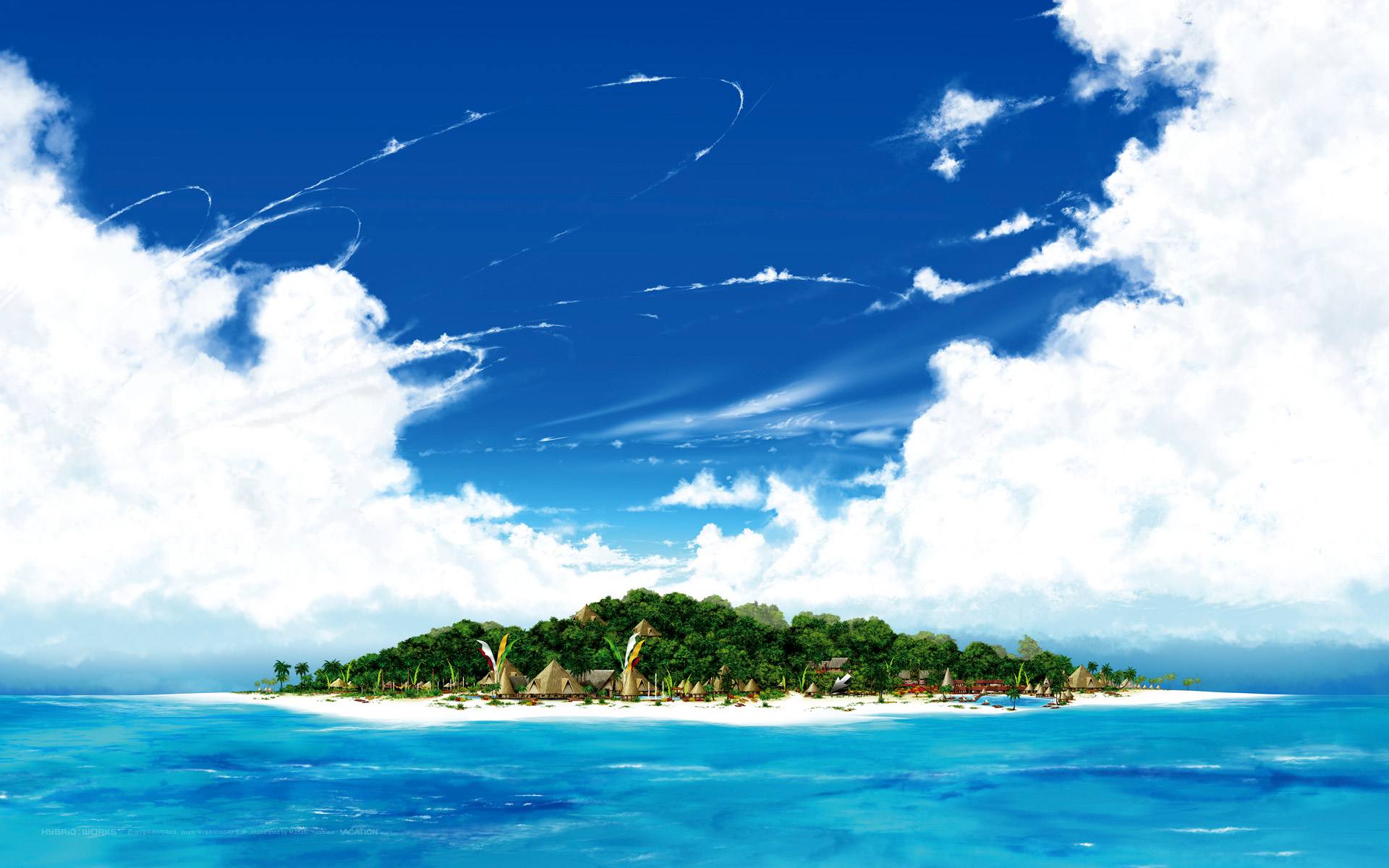 Artistic Beach HD Wallpaper | Background Image
