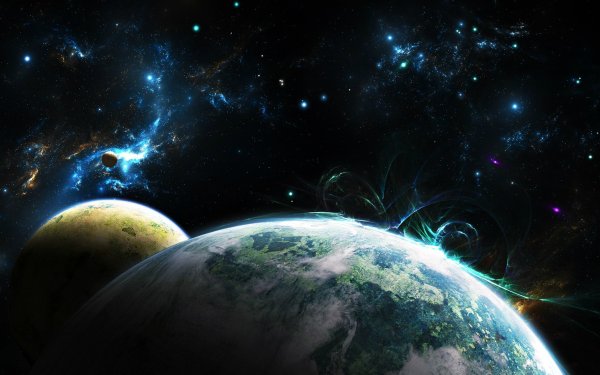 Sci Fi Planets HD Wallpaper | Background Image