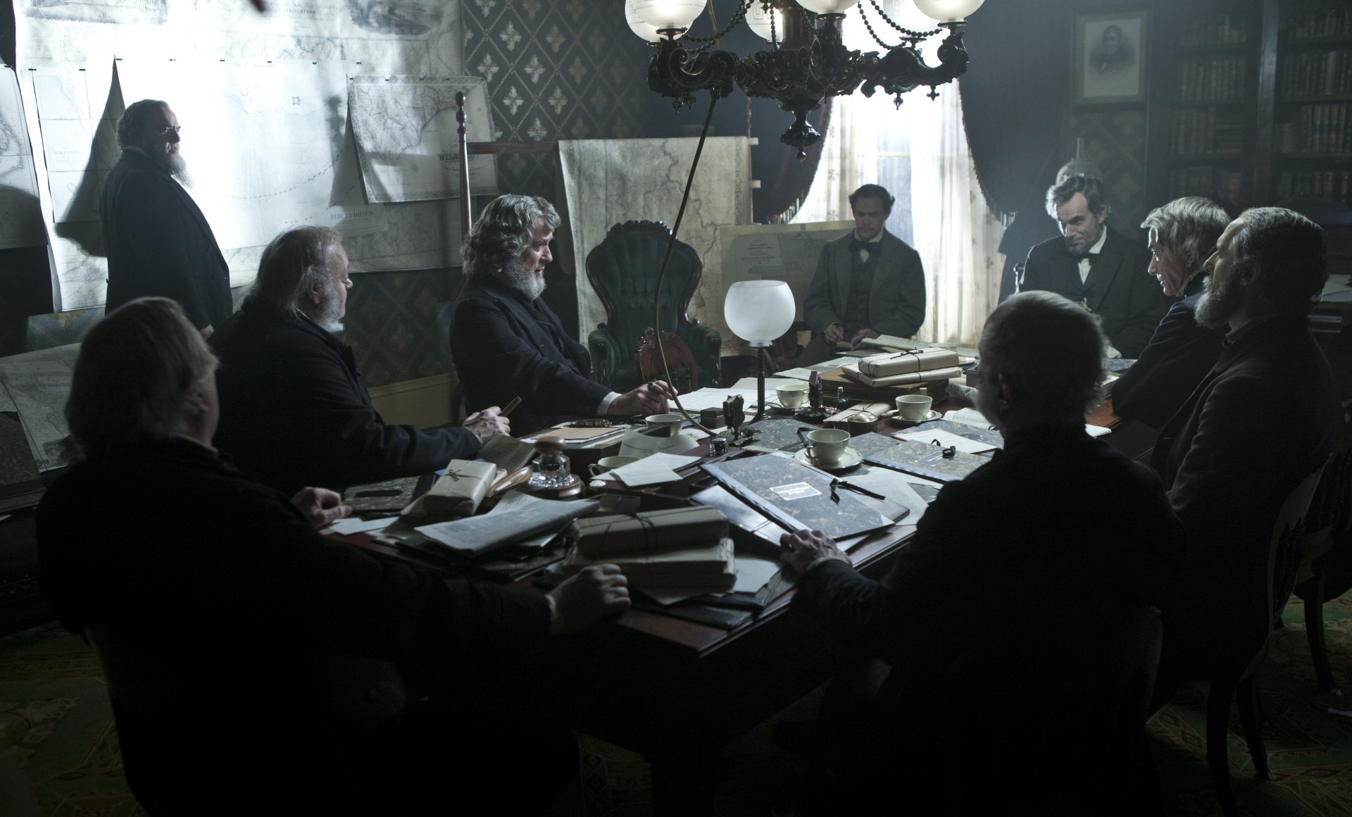 Download Movie Lincoln Meeting Historical Table 4k Ultra HD Wallpaper