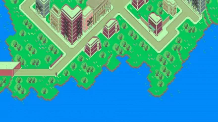 video game Earthbound cityscape pixel art landscape HD Desktop Wallpaper | Background Image