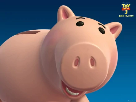 movie Toy Story 3 pig character animated HD Desktop Wallpaper | Background Image