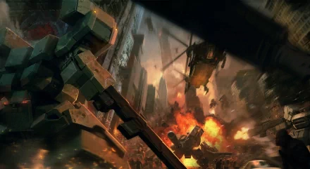 video game Front Mission Evolved HD Desktop Wallpaper | Background Image