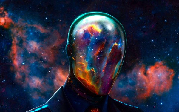 Sci Fi Artistic Mask Space HD Wallpaper | Background Image