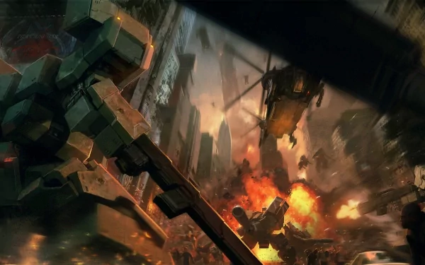 video game Front Mission Evolved HD Desktop Wallpaper | Background Image