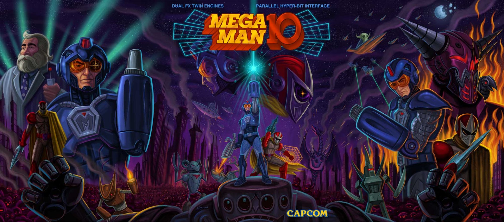 Download Video Game Mega Man 10 Wallpaper